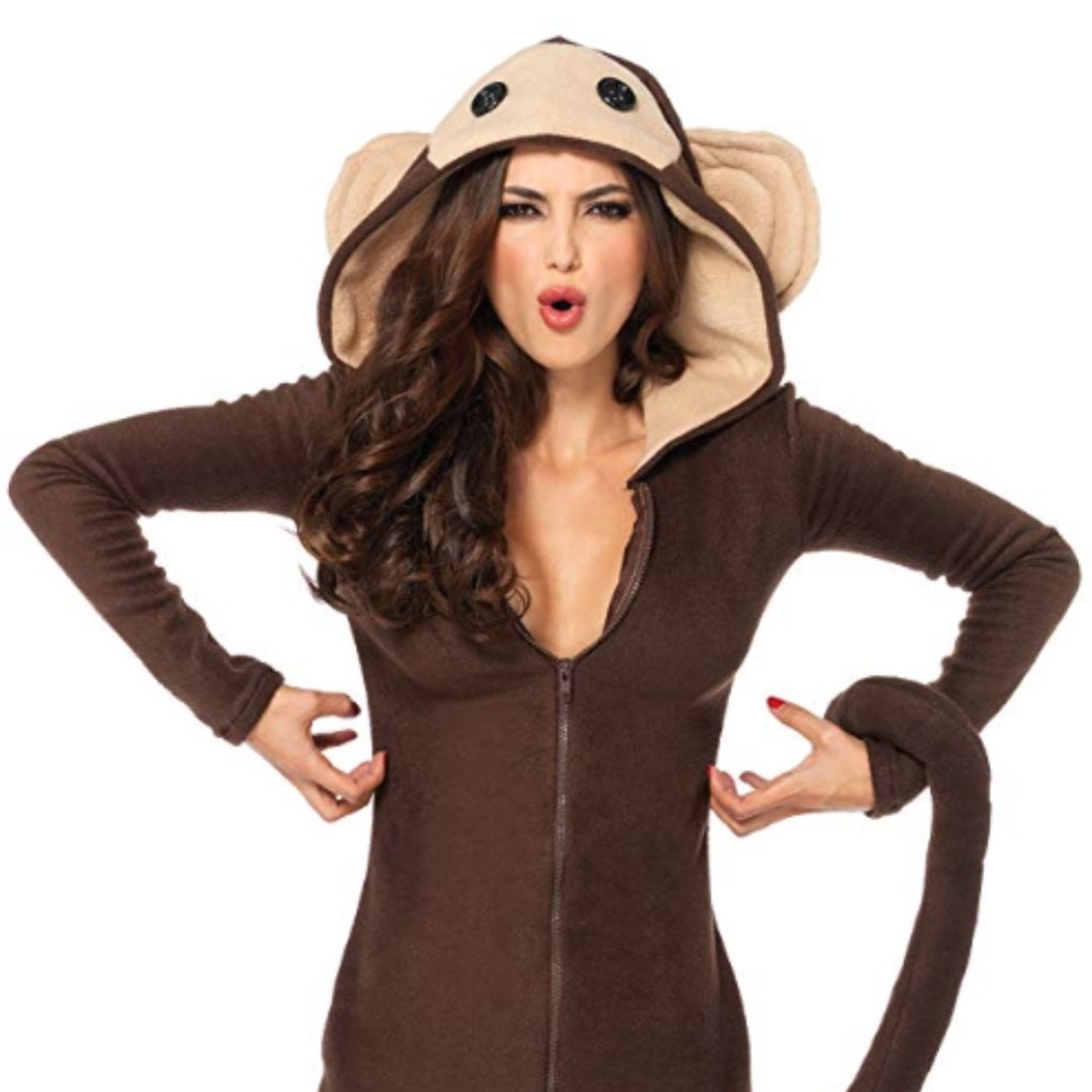 Women's Cozy Monkey Halloween Costume